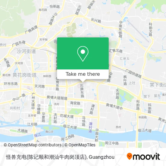 怪兽充电(陈记顺和潮汕牛肉岗顶店) map