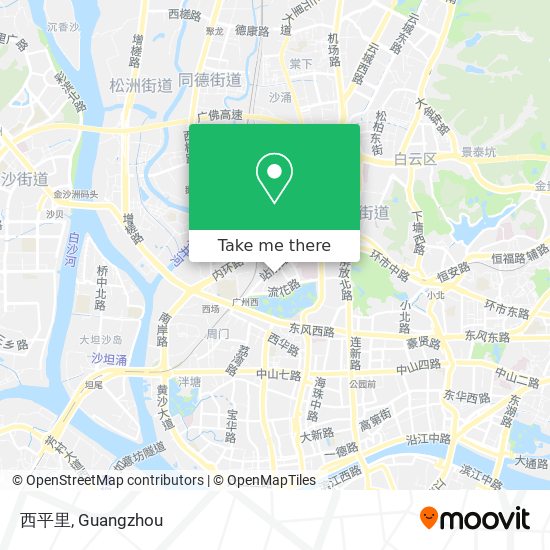 西平里 map