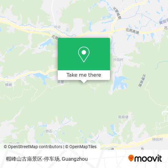 帽峰山古庙景区-停车场 map