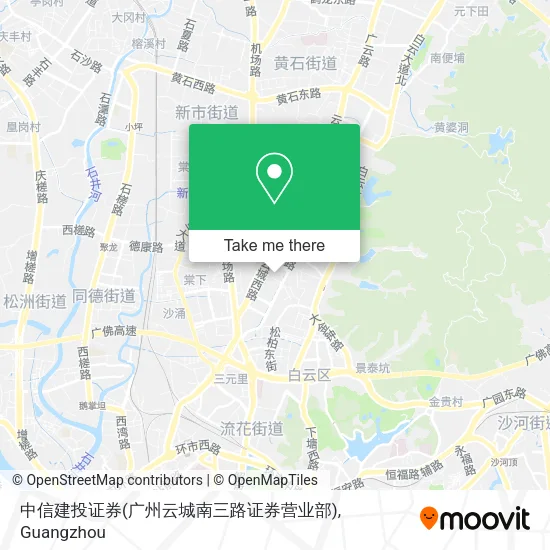 中信建投证券(广州云城南三路证券营业部) map