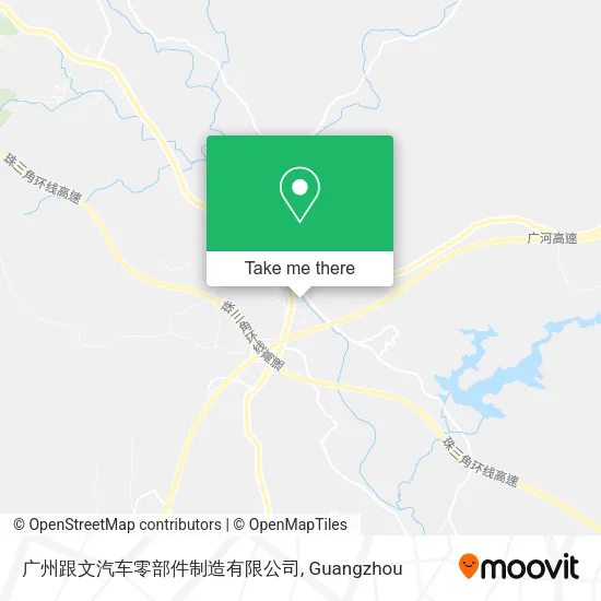 广州跟文汽车零部件制造有限公司 map