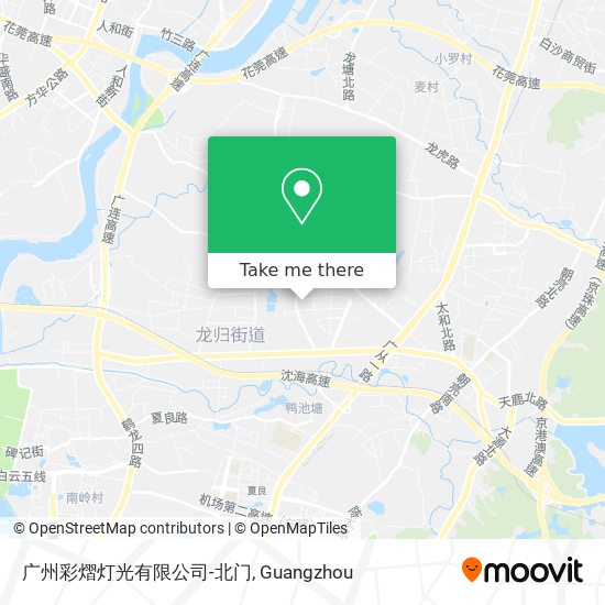 广州彩熠灯光有限公司-北门 map