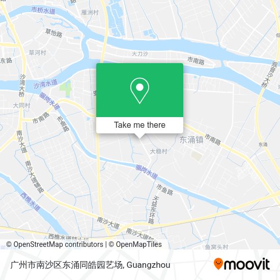 广州市南沙区东涌同皓园艺场 map
