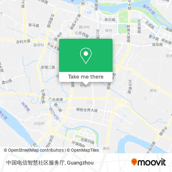 中国电信智慧社区服务厅 map