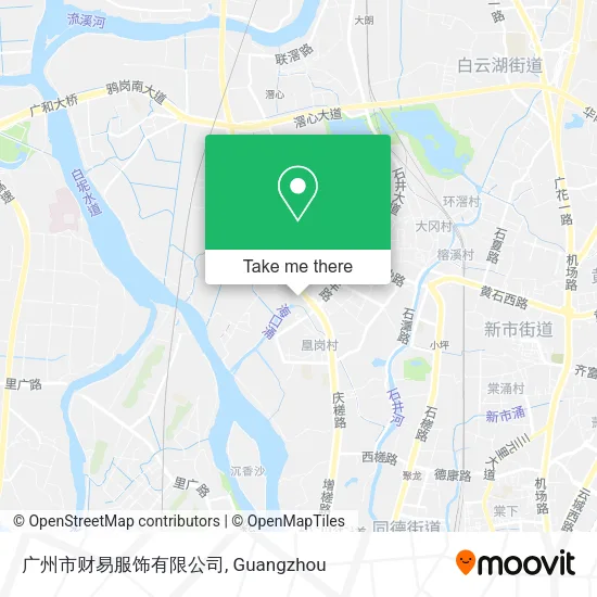 广州市财易服饰有限公司 map