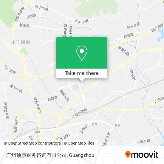 广州顶康财务咨询有限公司 map
