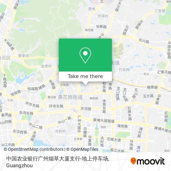 中国农业银行广州烟草大厦支行-地上停车场 map