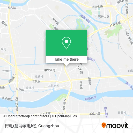 街电(慧聪家电城) map