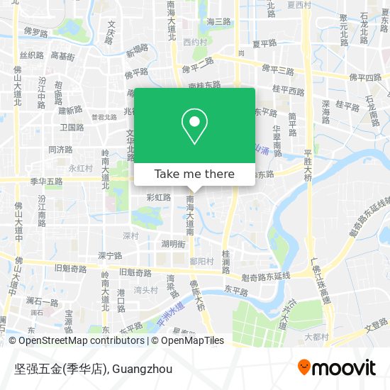 坚强五金(季华店) map