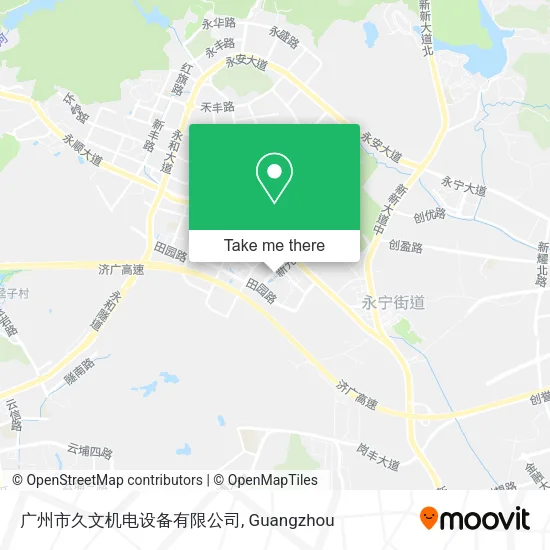 广州市久文机电设备有限公司 map