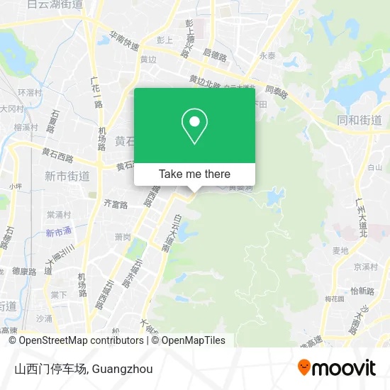 山西门停车场 map