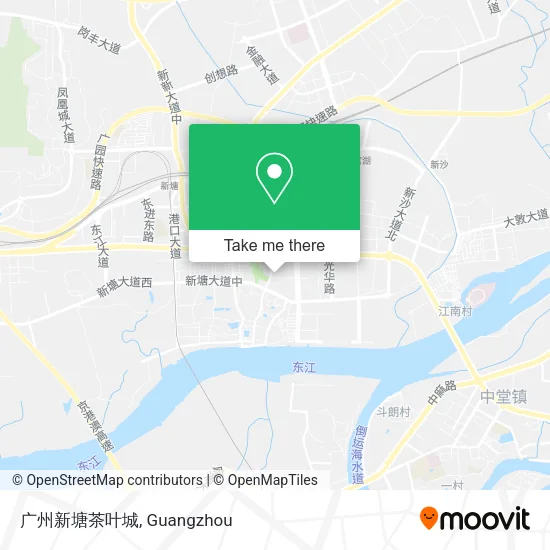 广州新塘茶叶城 map