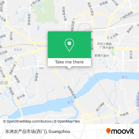 东洲农产品市场(西门) map