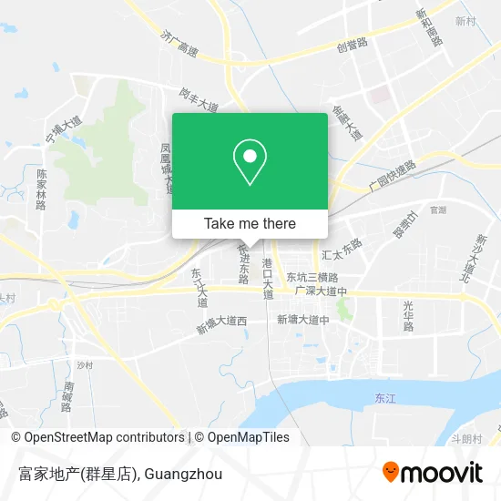 富家地产(群星店) map