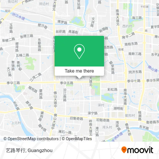 艺路琴行 map
