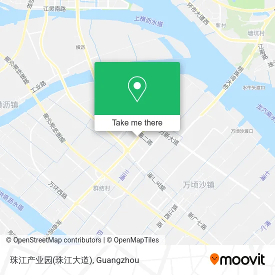 珠江产业园(珠江大道) map