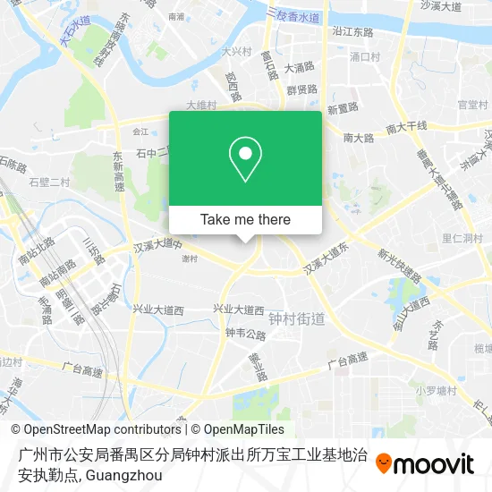 广州市公安局番禺区分局钟村派出所万宝工业基地治安执勤点 map