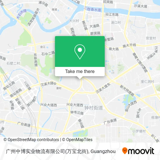广州中博实业物流有限公司(万宝北街) map