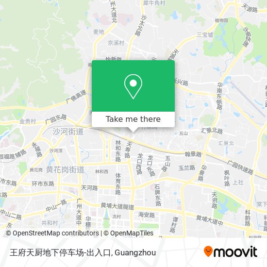 王府天厨地下停车场-出入口 map