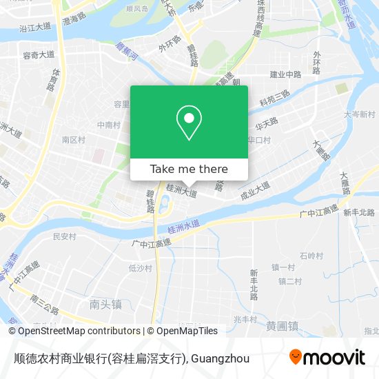 顺德农村商业银行(容桂扁滘支行) map