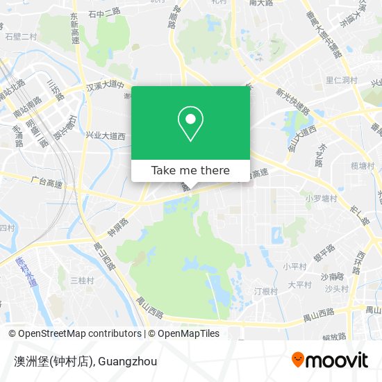 澳洲堡(钟村店) map