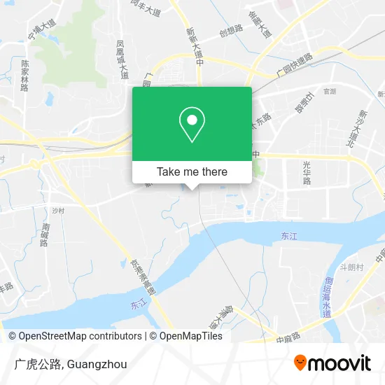 广虎公路 map