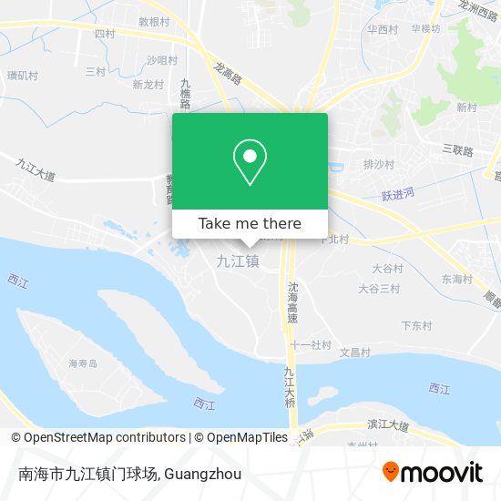 南海市九江镇门球场 map