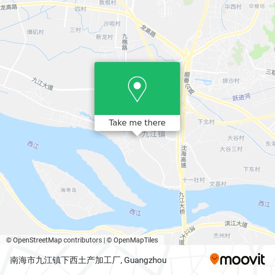 南海市九江镇下西土产加工厂 map