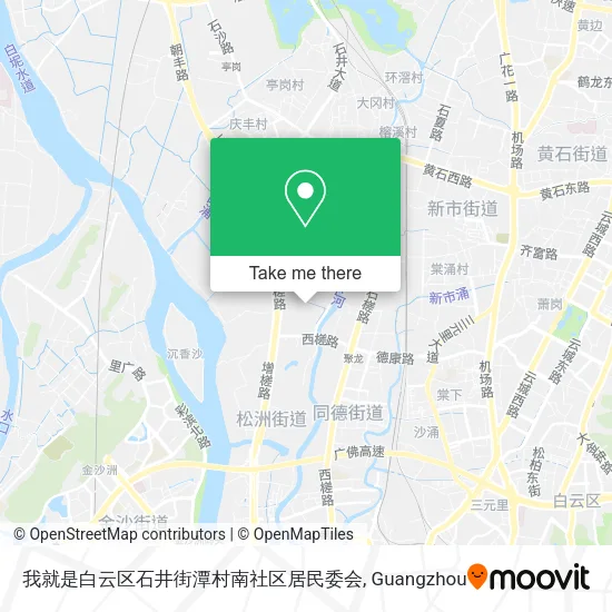 我就是白云区石井街潭村南社区居民委会 map