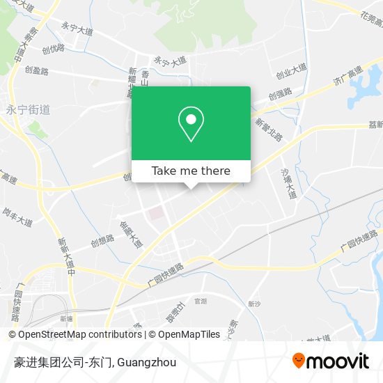 豪进集团公司-东门 map