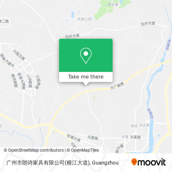 广州市朗诗家具有限公司(横江大道) map