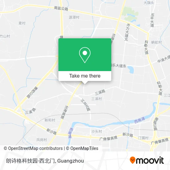 朗诗格科技园-西北门 map