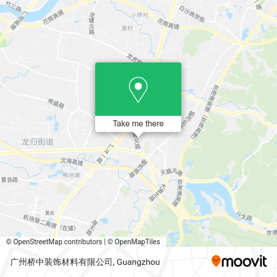 广州桥中装饰材料有限公司 map