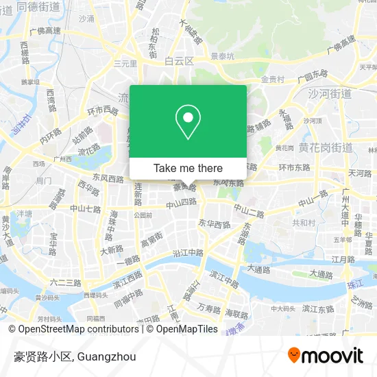 豪贤路小区 map