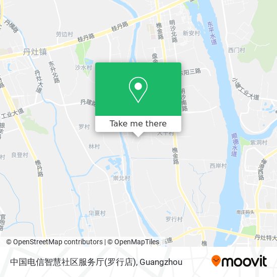 中国电信智慧社区服务厅(罗行店) map