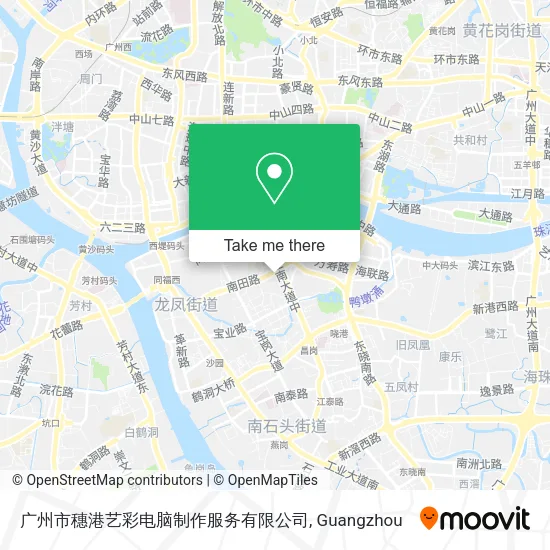 广州市穗港艺彩电脑制作服务有限公司 map