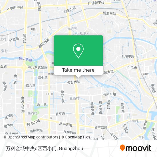 万科金域中央c区西小门 map