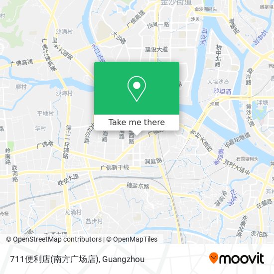 711便利店(南方广场店) map