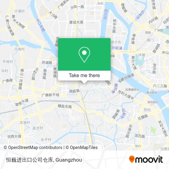 恒巍进出口公司仓库 map