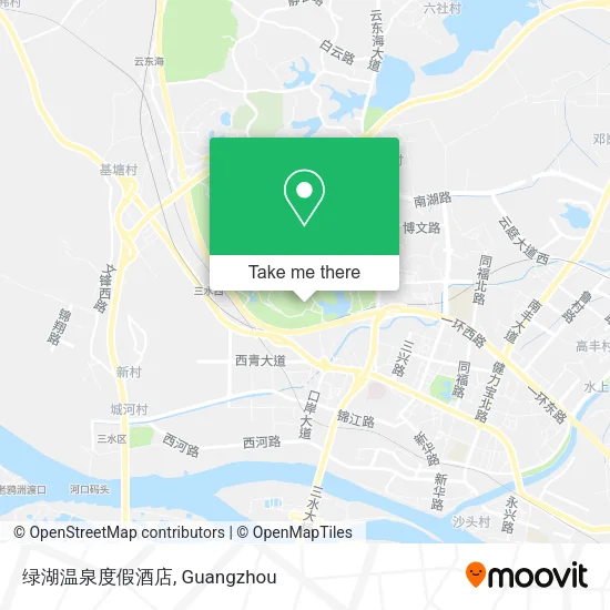 绿湖温泉度假酒店 map