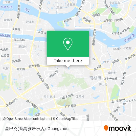星巴克(番禺雅居乐店) map