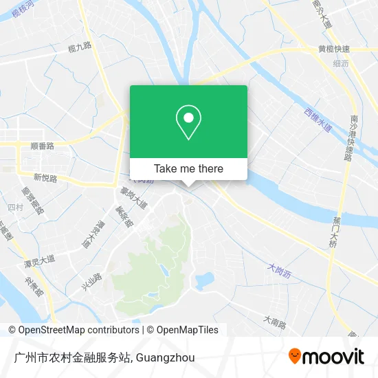 广州市农村金融服务站 map