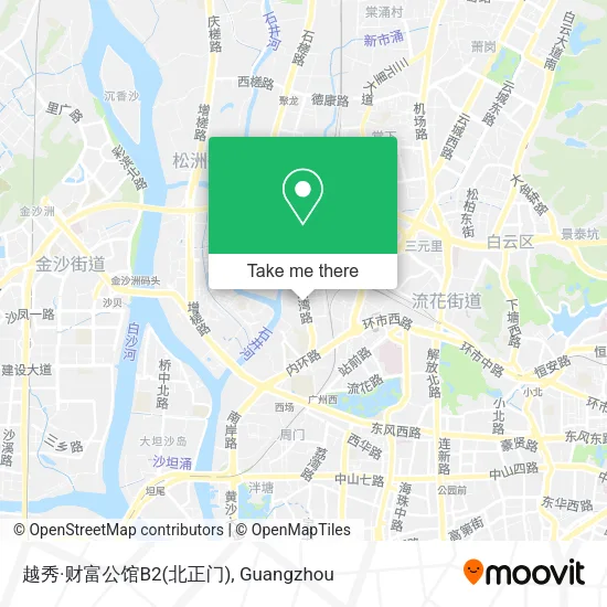 越秀·财富公馆B2(北正门) map