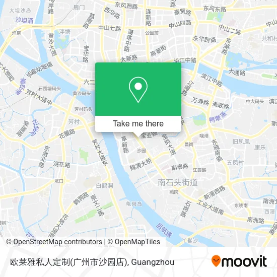 欧莱雅私人定制(广州市沙园店) map