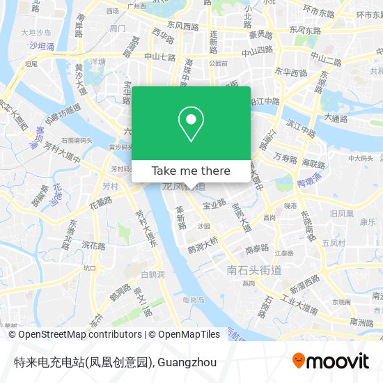 特来电充电站(凤凰创意园) map