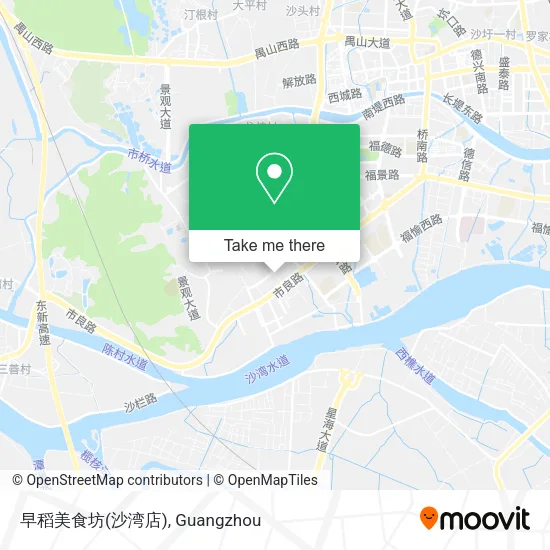 早稻美食坊(沙湾店) map
