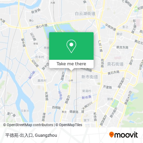 平德苑-出入口 map