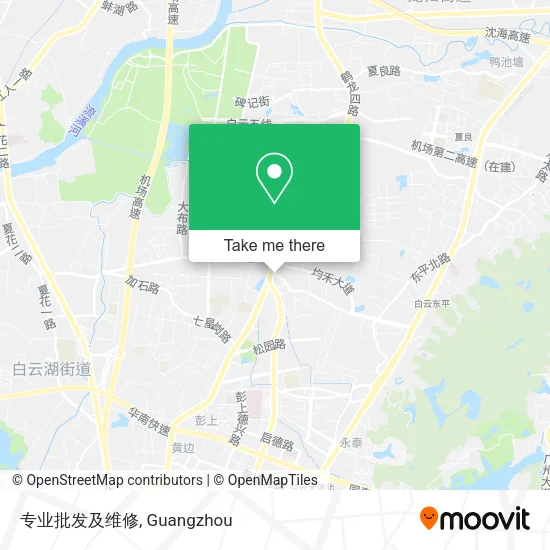专业批发及维修 map