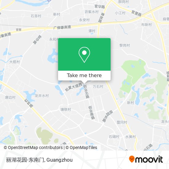 丽湖花园-东南门 map