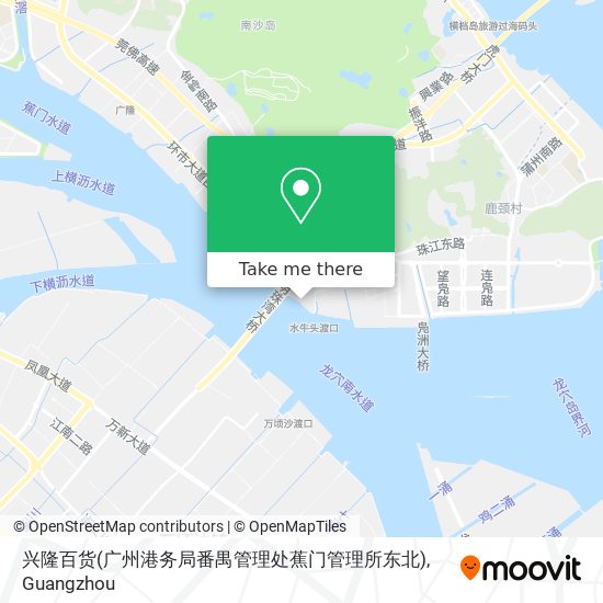 兴隆百货(广州港务局番禺管理处蕉门管理所东北) map
